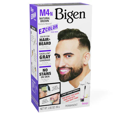 Bigen EZ Color for Men Hair Color for Hair & Beard 2.82oz