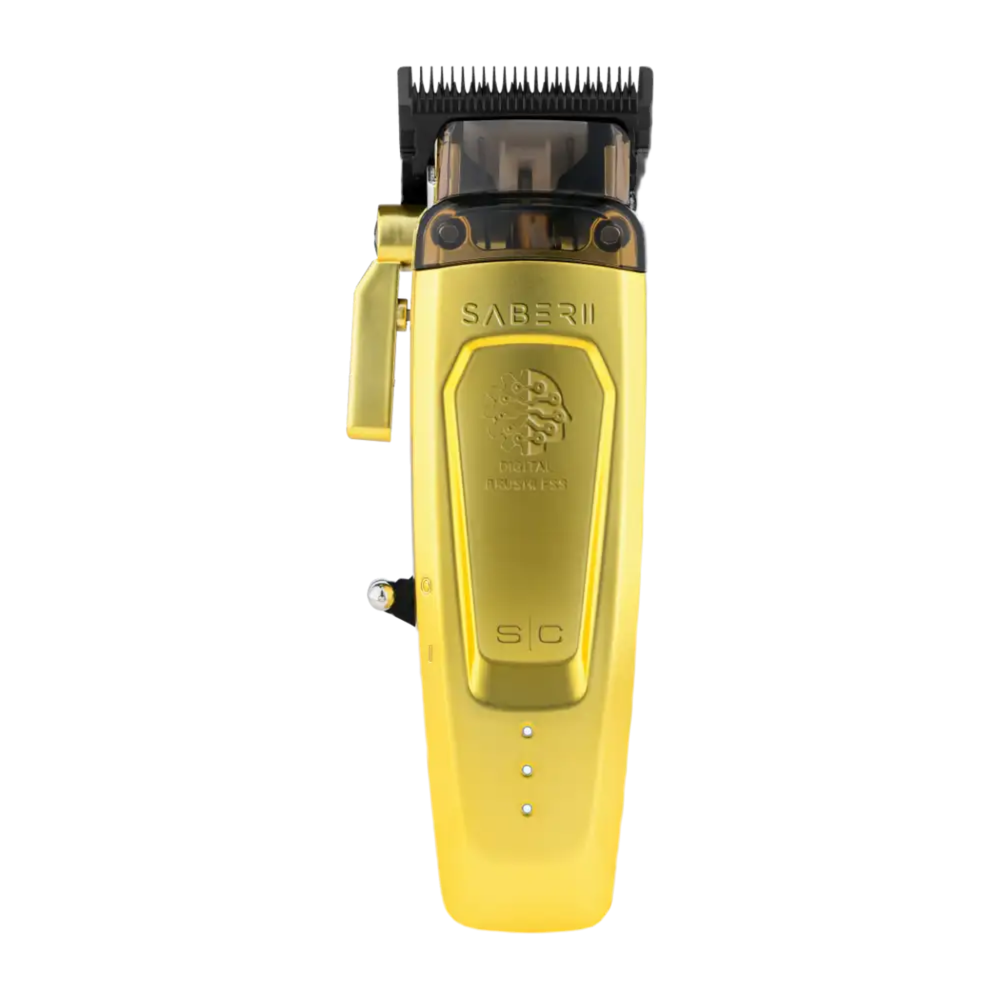 StyleCraft Saber 2 Clipper - Professional Cordless Modular Hair Clipper with High-Torque Digital Brushless Motor #SC617M