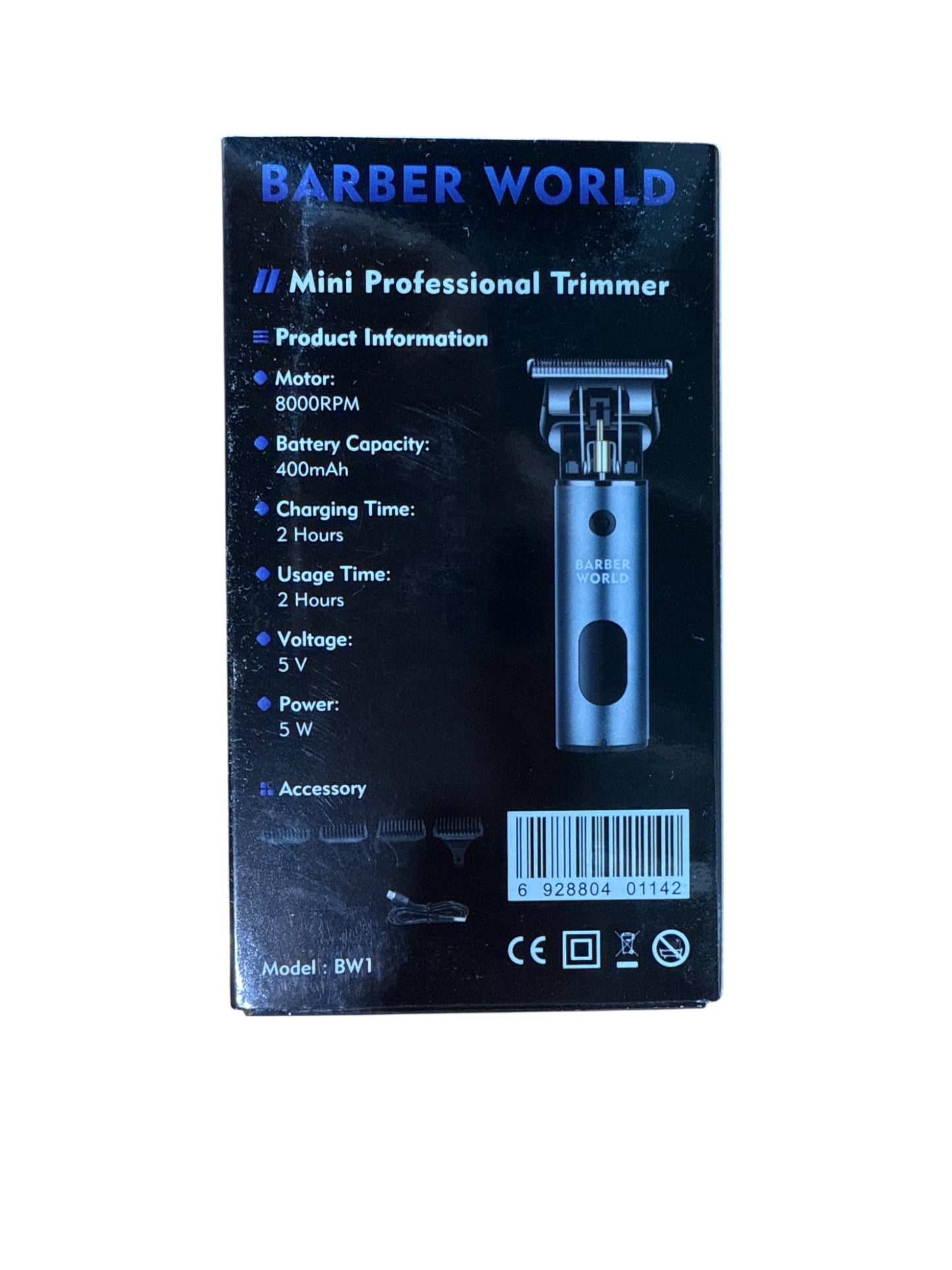 Barber World Mini Professional Trimmer #BW1