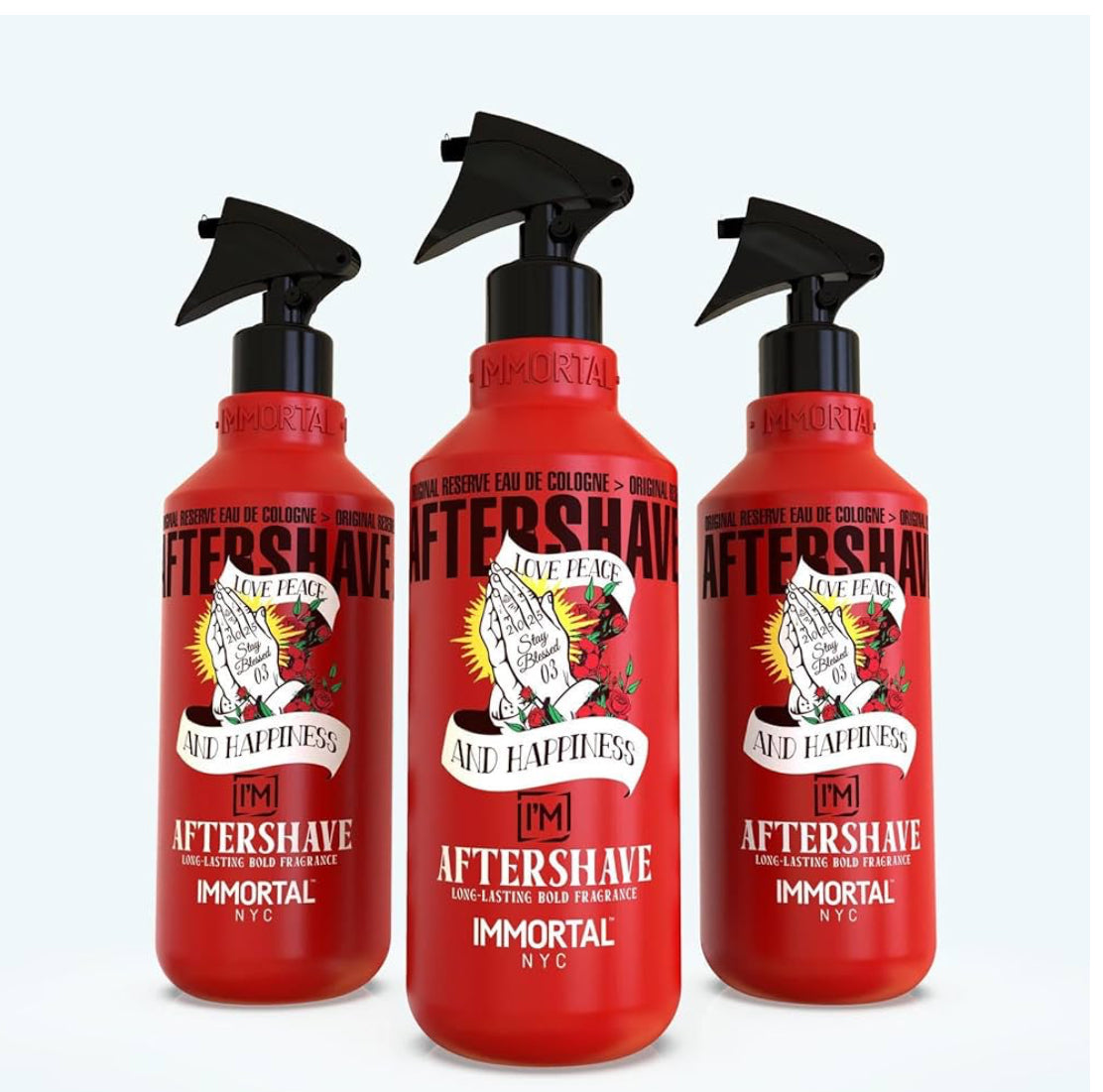 Immortal NYC Aftershave “Stay Blessed” Collection