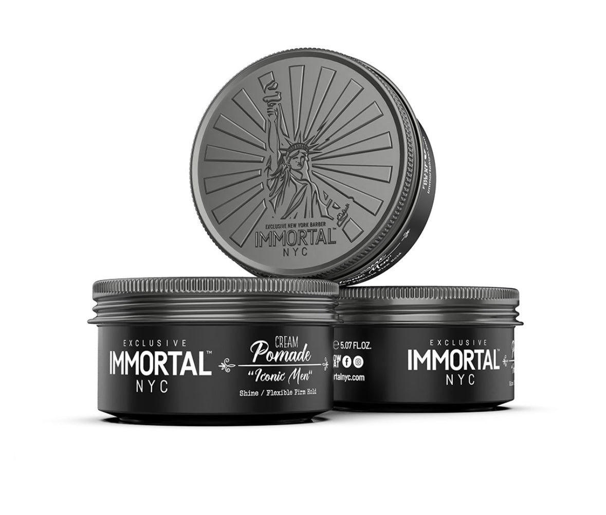 IMMORTAL NYC Cream Pomade" ICONIC MEN"