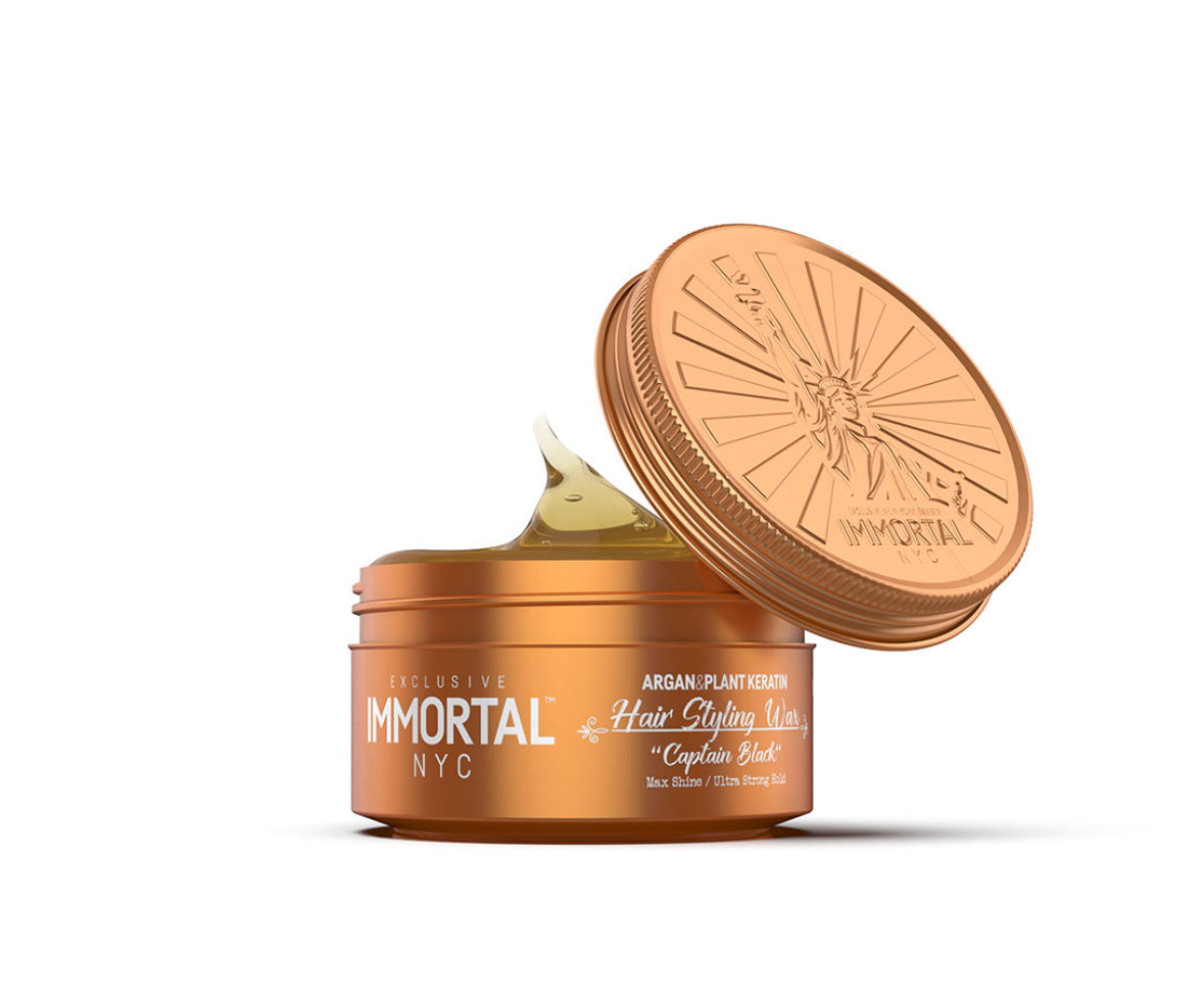 IMMORTAL NYC Hair Styling Wax "CAPTAIN BLACK"