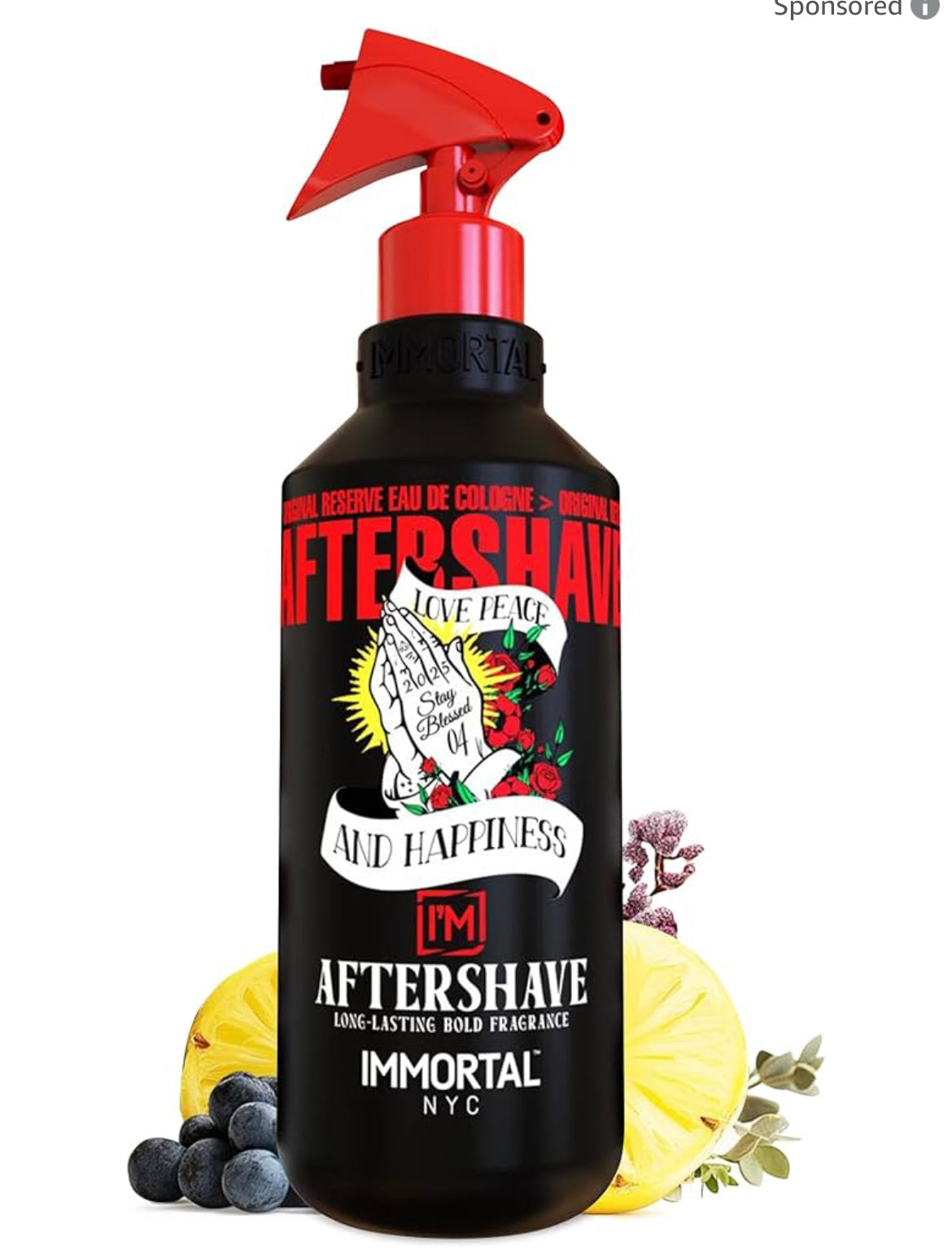 Immortal NYC Aftershave “Stay Blessed” Collection