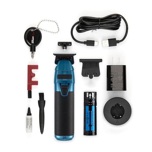 BaByliss Pro FXONE BLUEFX All-Metal Interchangeable-Battery Trimmer #FX799BL