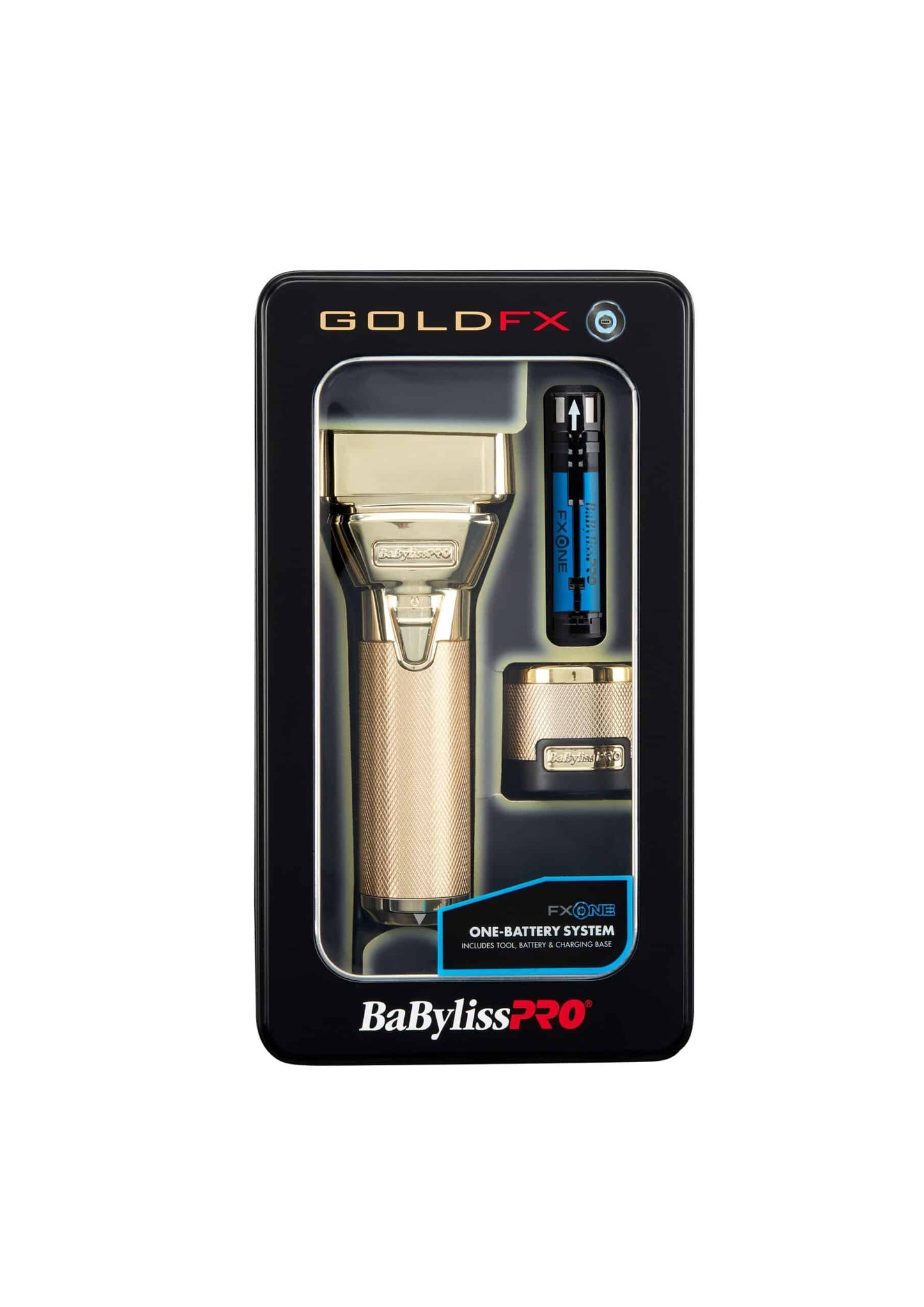 BABYLISSPRO FXONE GOLDFX DOUBLE FOIL SHAVER #FX79FSG
