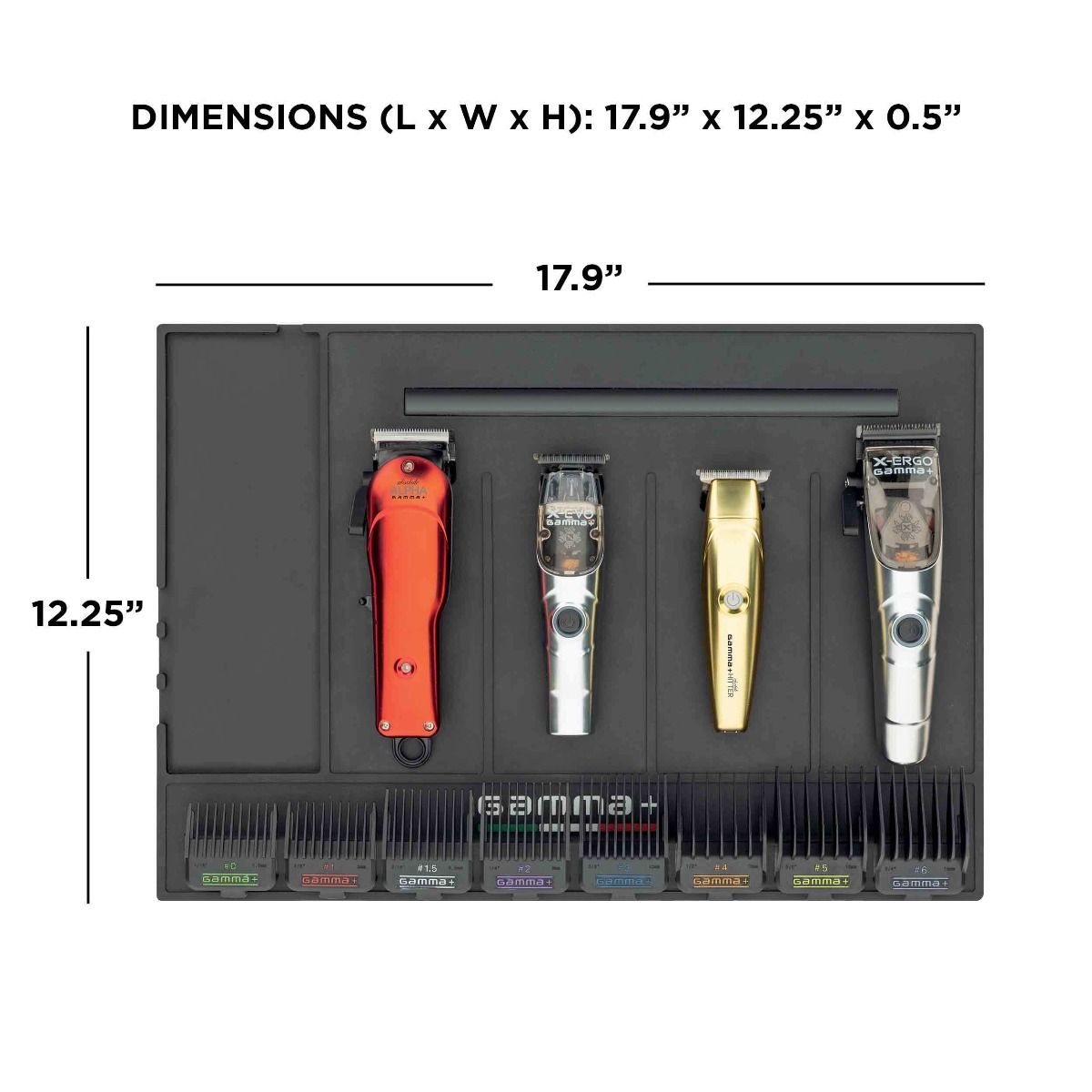 GAMMA+ BARBER MAT AND STATION ORGANIZER #GP305B