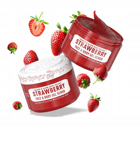 Immortal Infuse Strawberry Face & Body Gel Scrub
