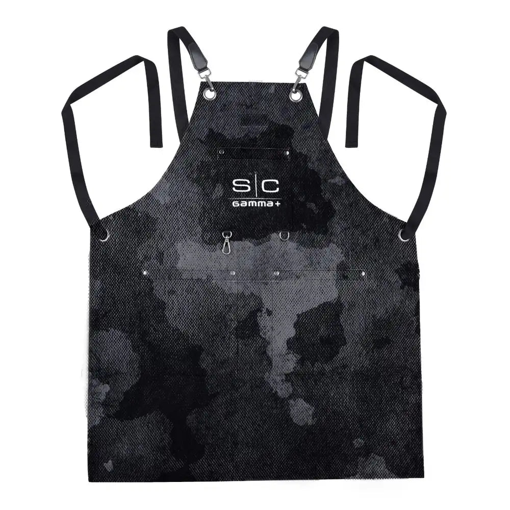 StyleCraft Heavy Weight Barber Apron - Black Camo #SC314B