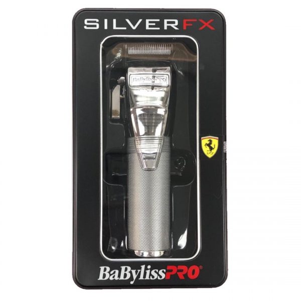 BabylissPro Silver FX Metal Lithium Clipper FX870S (DUAL VOLTAGE)
