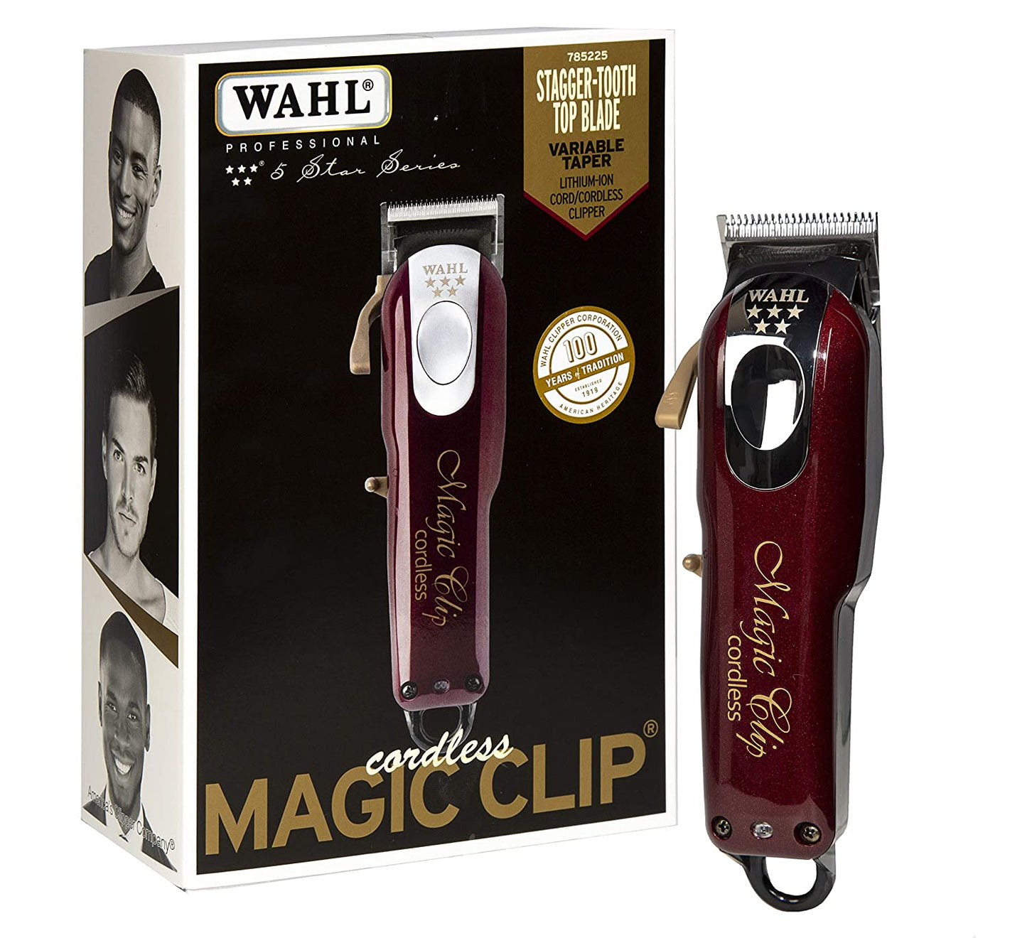 WAHL 5 STAR CORDLESS MAGIC CLIP CLIPPER #8148 (DUAL VOLTAGE)