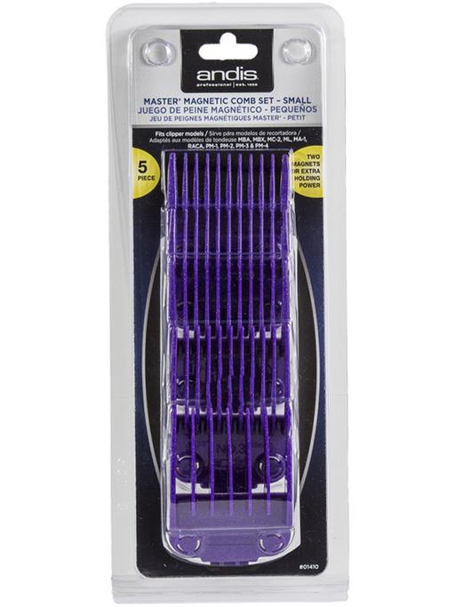 Andis Master Magnetic Comb Set 4 piece Large #01415