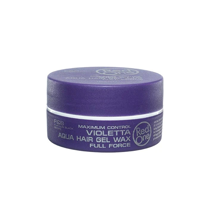 Red One Aqua Hair Gel Wax - Violetta 150ml