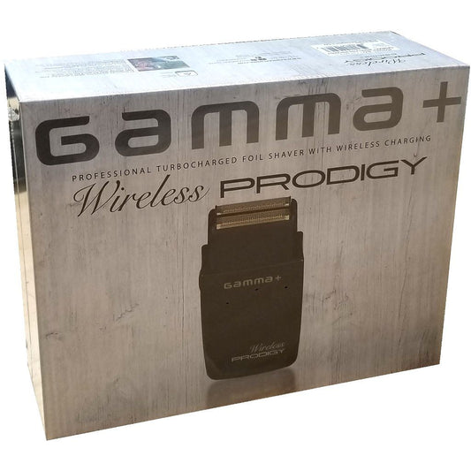 Gamma+ Wireless Prodigy Shaver with Wireless Charging - Black (#GPWPFS)