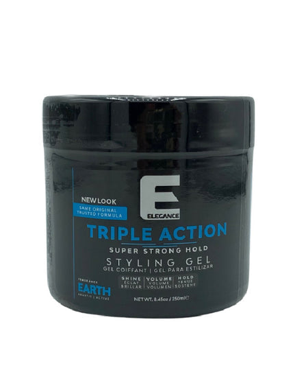 Elegance Triple Action Hair Gel Earth 250ml.