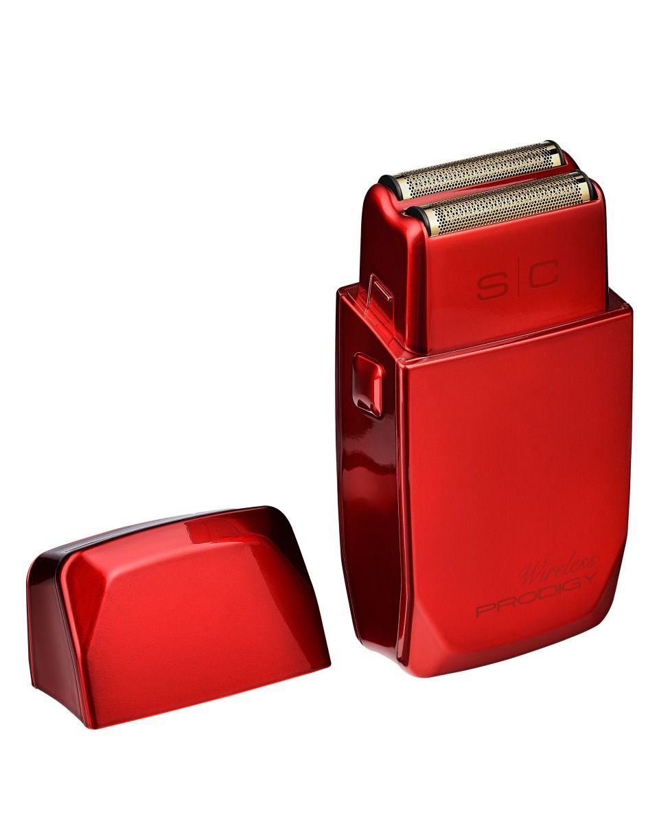 StyleCraft Wireless Prodigy Foil Shaver - Shiny Metallic Red