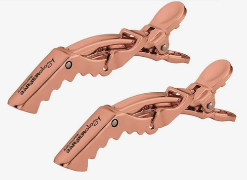 BaByliss Professional Barberology Hair Sectioning Clips - Rose Gold- 2pc. #BBCLIPSRG