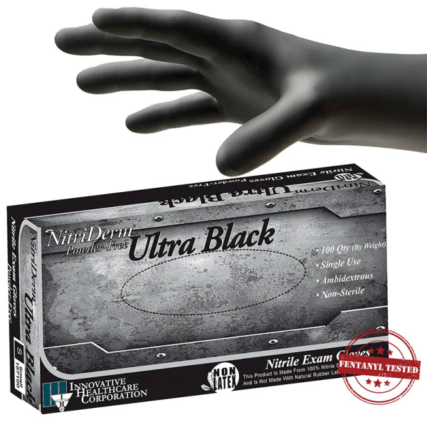 Nitri Derm Ultra Black Gloves