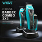 VGR V-035 S3 PROFESSIONAL 3-IN-1 BARBER COMBO KIT