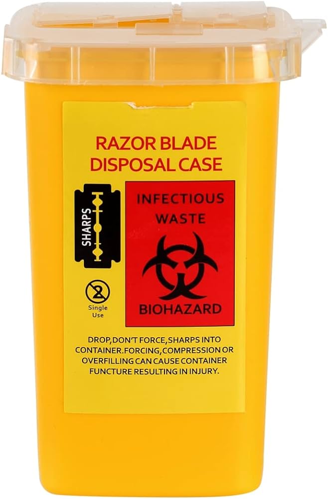 Razor Blade Disposal Case