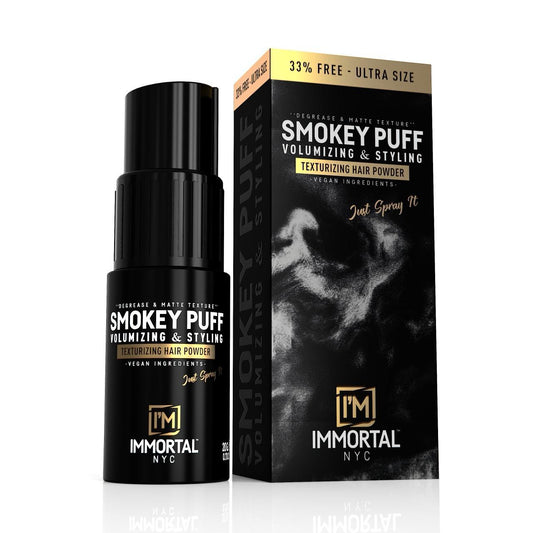 IMMORTAL NYC Smokey Puff Volumizing & Styling Texturizing Hair Powder- Black