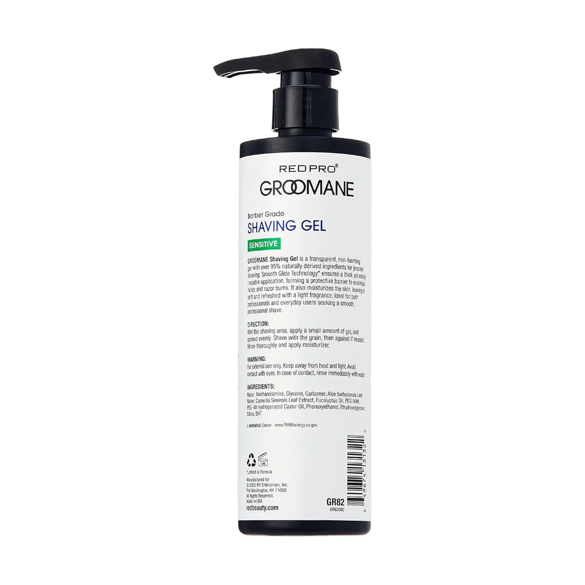 Red PRO GROOMANE Shaving Gel
