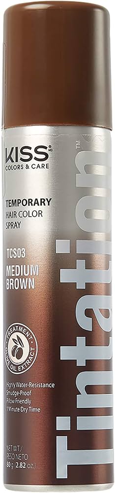 Kiss Tintation Temporary Hair Color Spray 2.82 oz