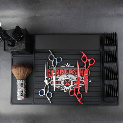 Barbershop station mat