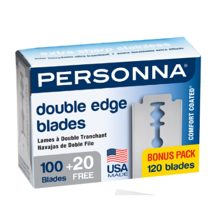 PERSONNA DOUBLE EDGE BLADES BONUS 120/PK #BP9020