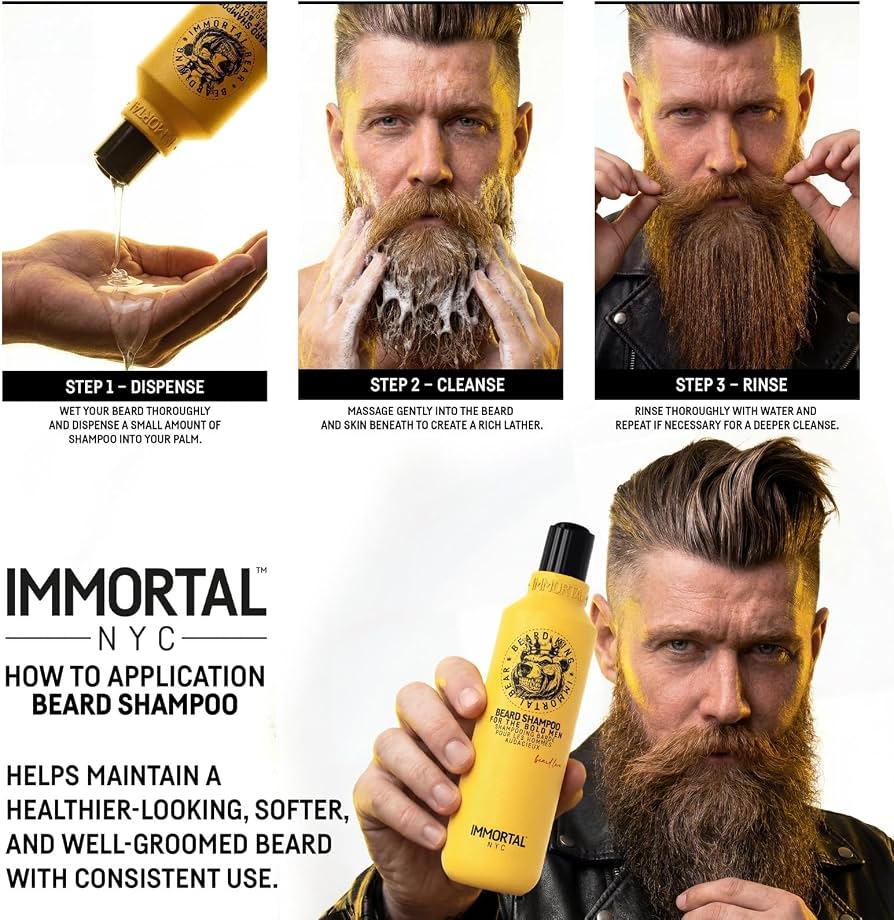 IMMORTAL NYC Beard Shampoo (250mL)