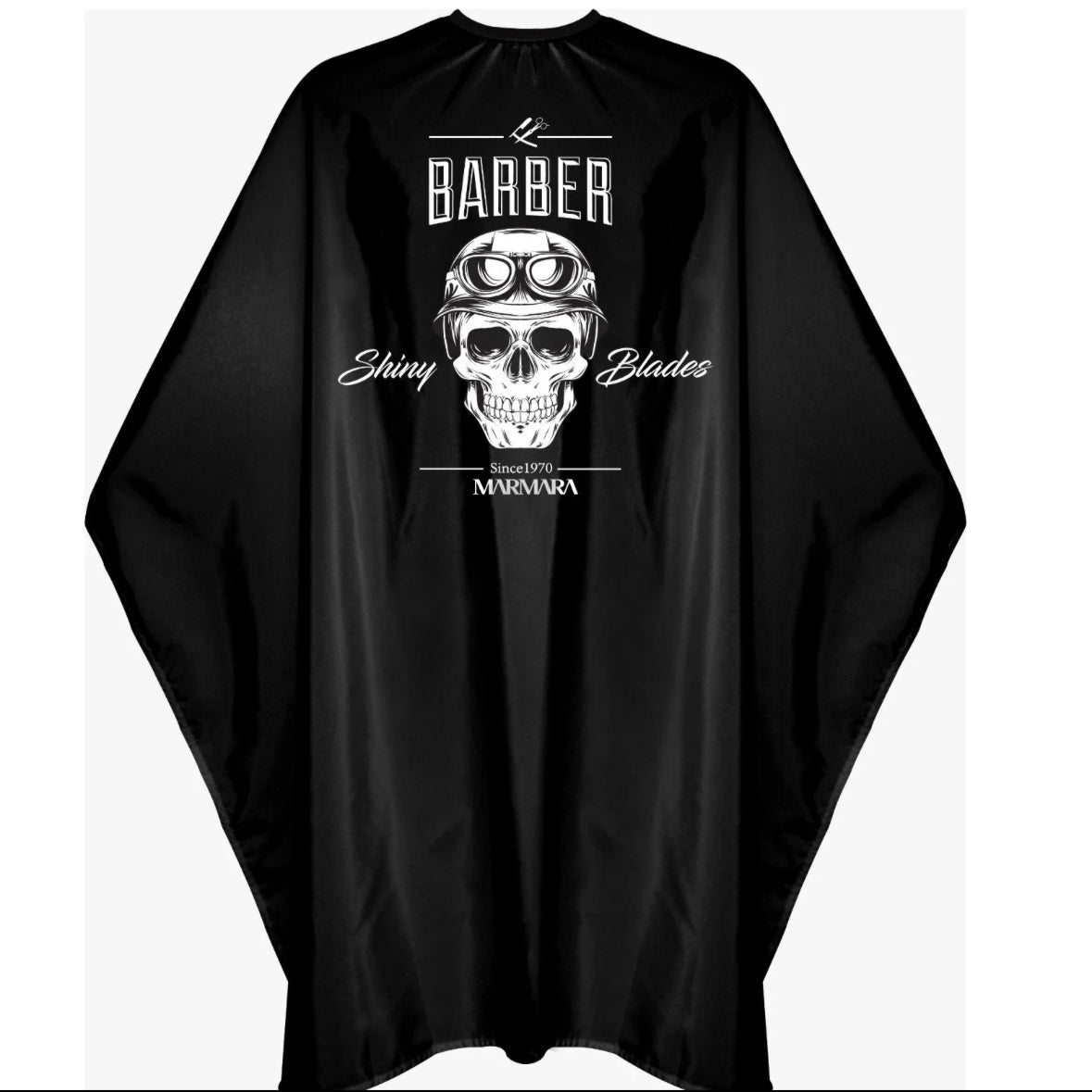 Marmara Barber Cape Skull Black