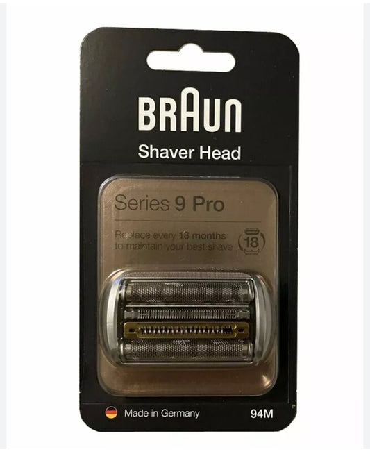 Braun Series 9 Pro Cassette 94M Replacement Shaver Head ( Silver )