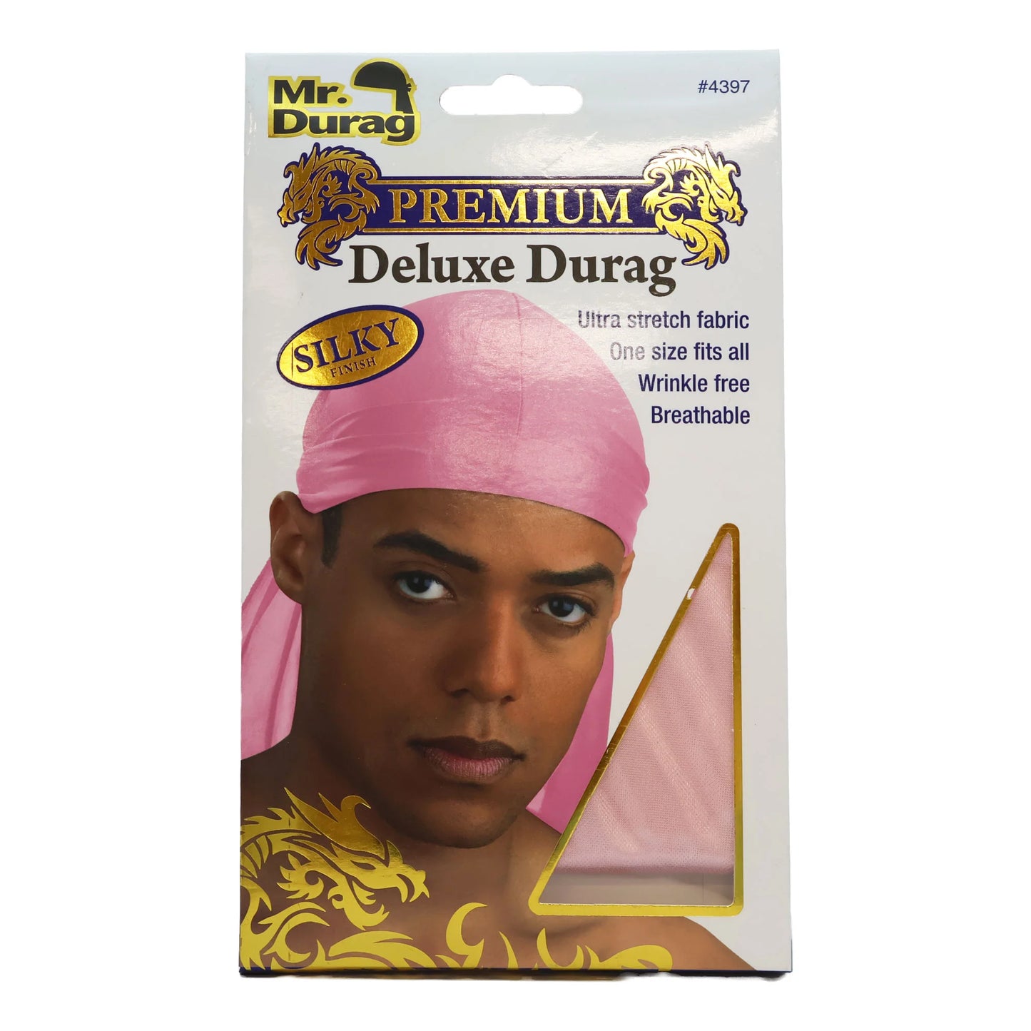 Annie Premium Deluxe Silky Durag Pink #4397