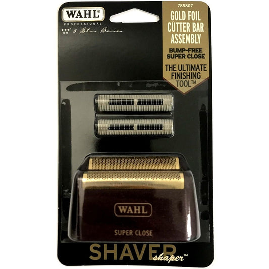 WAHL 5 STAR SHAVER SUPER CLOSE REPLACEMENT FOIL & CUTTER BAR ASSEMBLY - GOLD #7031-100