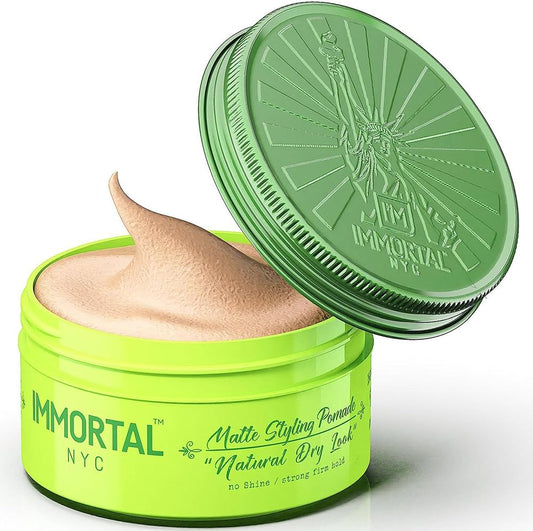 Immortal NYC Matte Styling Pomade-Dry Matte Finish