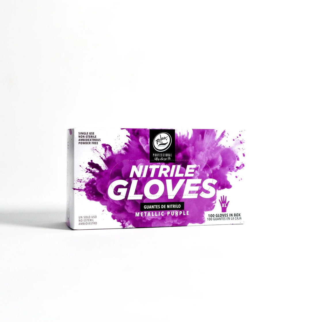 ROLDA - NITRILE GLOVES METALLIC PURPLE