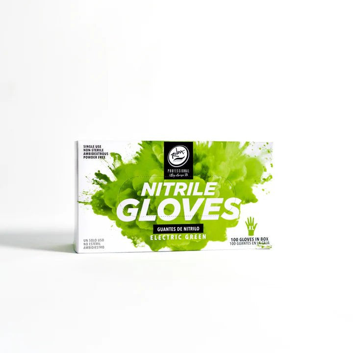 ROLDA - NITRILE GLOVES ELECTRIC GREEN