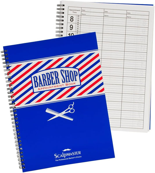SCALPMASTER 3 Column Barber Appointment Book SC-9019