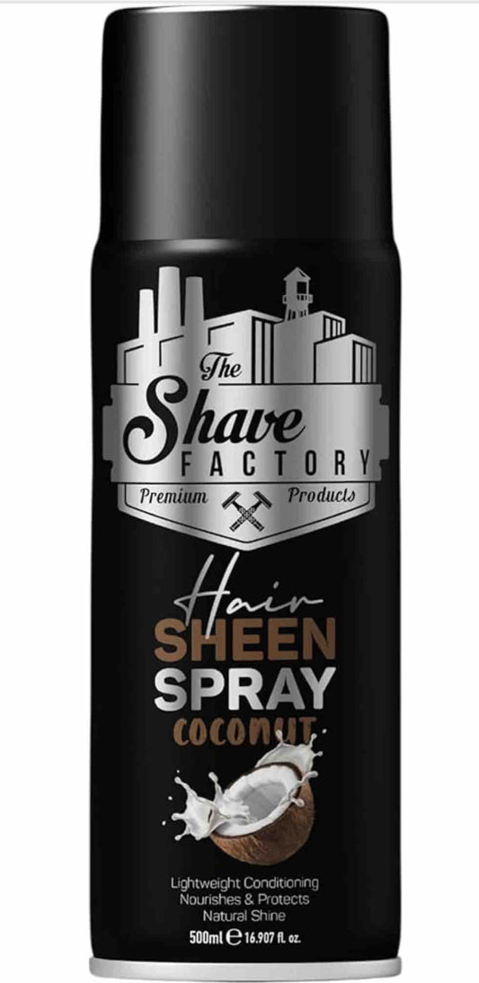 The Shave Factory Hair Sheen Spray-Coconut