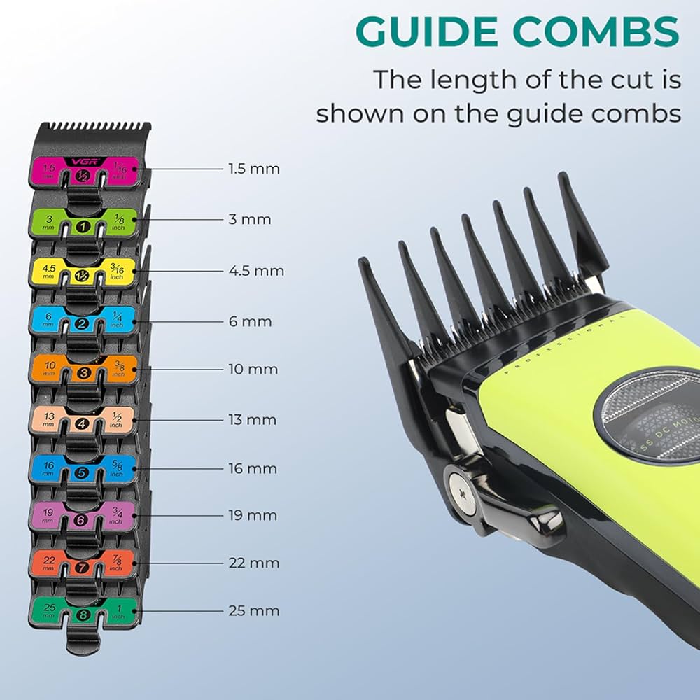 VGR Professional Hair Clipper- Outer Rotor BLDC Motor #V-880C