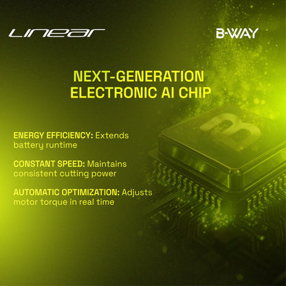 BWAY LINEAR Clipper – Dual Core AI Motor, 20,000 RPM
