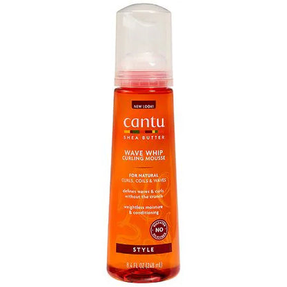 Cantu Shea Butter For Natural Hair Wave Whip Curling Mousse 8.4 oz