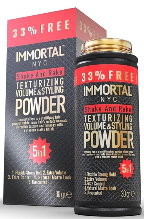 IMMORTAL NYC 33% FREE 5-in-1 Shake and Rake Volume & Styling Powder