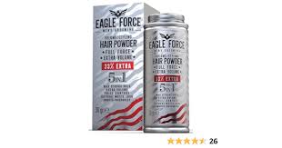 Immortal NYC Eagle Full Force Volume & Styling Powder - 33% MORE (1 Oz), Max Strong Hold, Natural Matte Dry Look - All Natural Hair Powder for Men - No Residue, All Hair Types