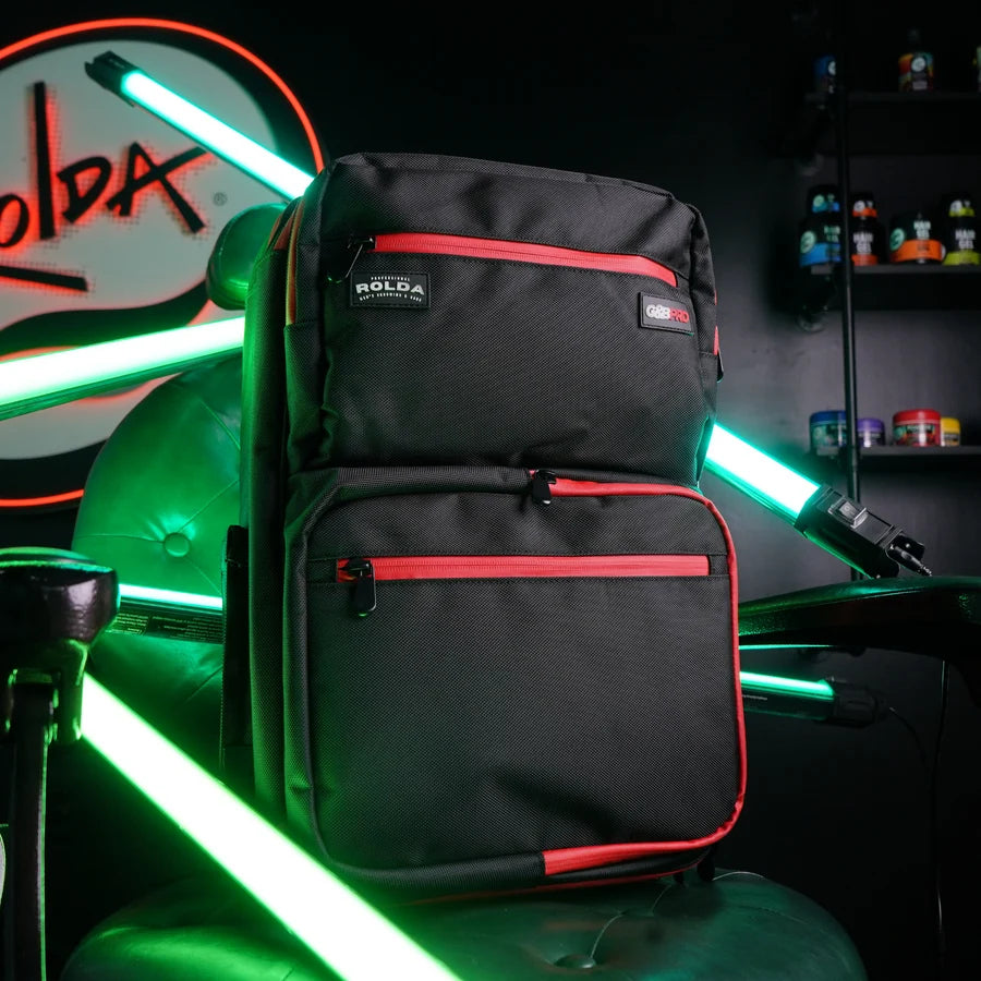 Rolda - G&B Pro Mobile Station Barber Backpack Rolda Collab | Barber Bag, Full Size, ShockProof, Impermeable