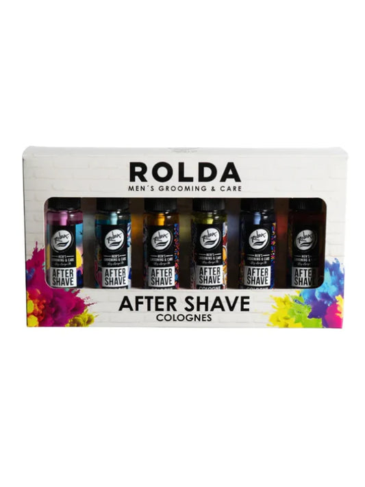 Rolda Travel Aftershave Cologne Collection 6-Pack- Urban