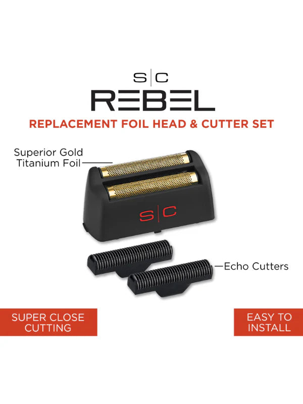 StyleCraft Rebel Shaver Foil & Cutters Set #SC555G