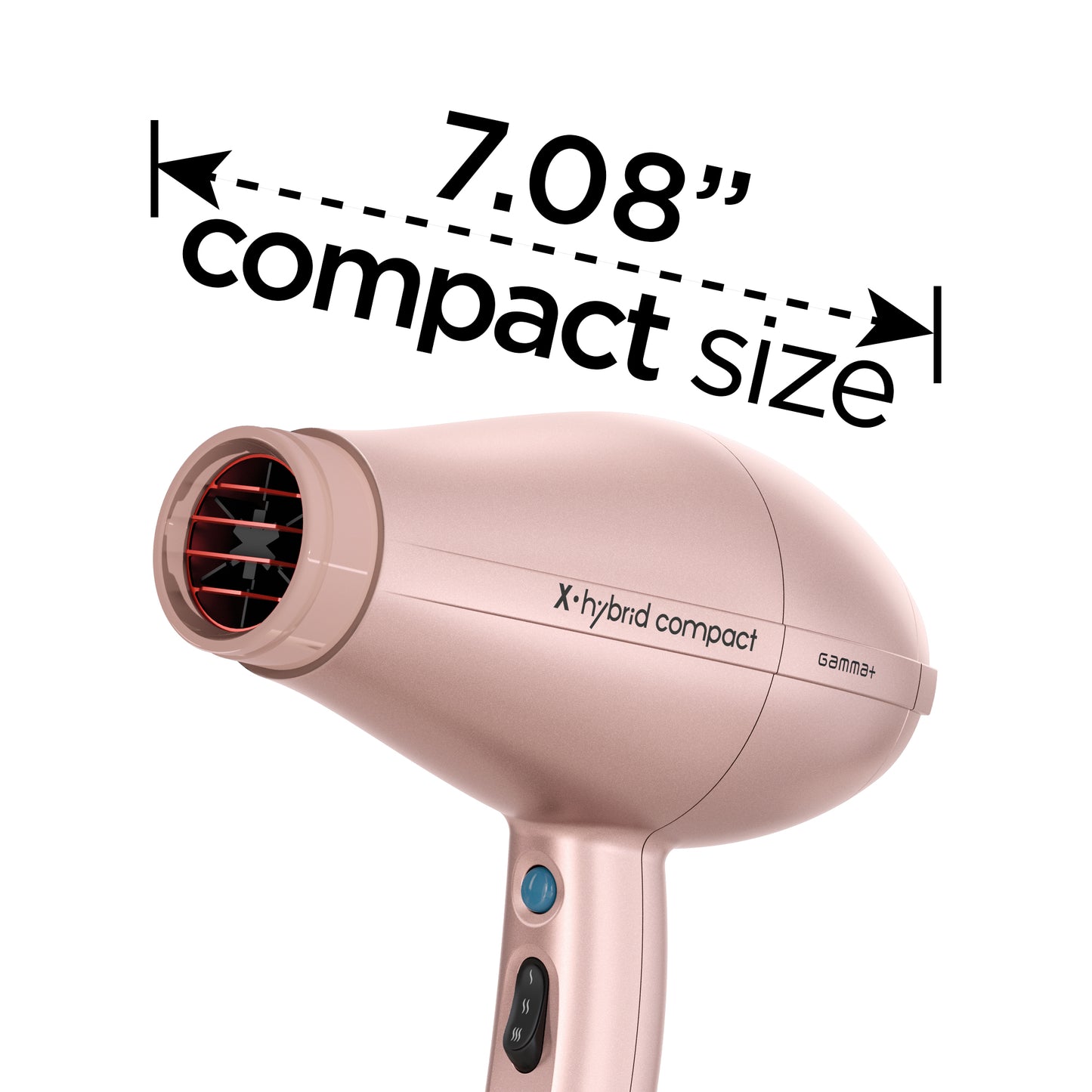 GAMMA+ X-HYBRID COMPACT HAIR DRYER #GP110RG