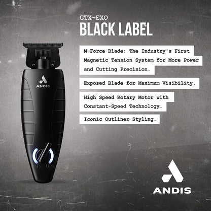 Andis Black Label GTX-EXO M-Force Special Edition Cordless Trimmer #561862