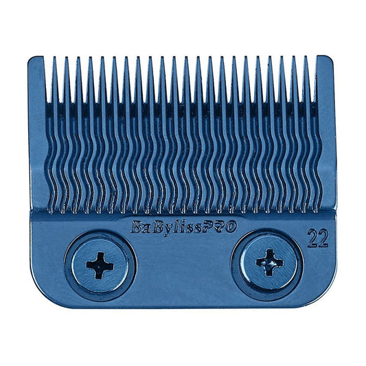 BABYLISSPRO BLUE TITANIUM METAL-INJECTION MOLDED (MIM) PRECISION FADE BLADE FX8022BL