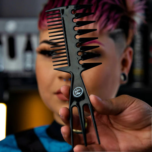 Rolda Barber Hair Multi-Styling Pick Fish Comb